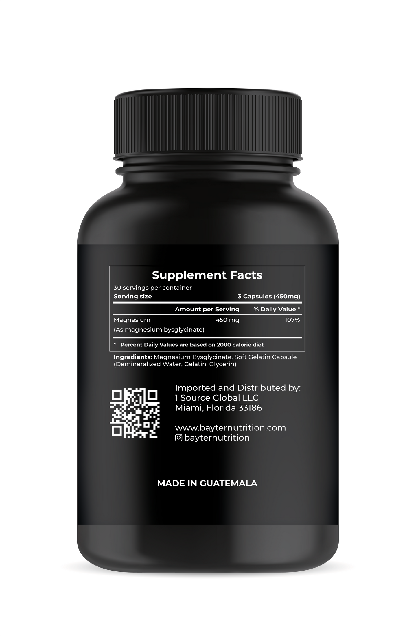Bisglicinato de Magnesio (150g)