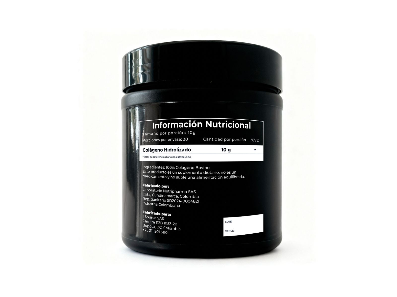 Péptidos de Colágeno Hidrolizado (300g)