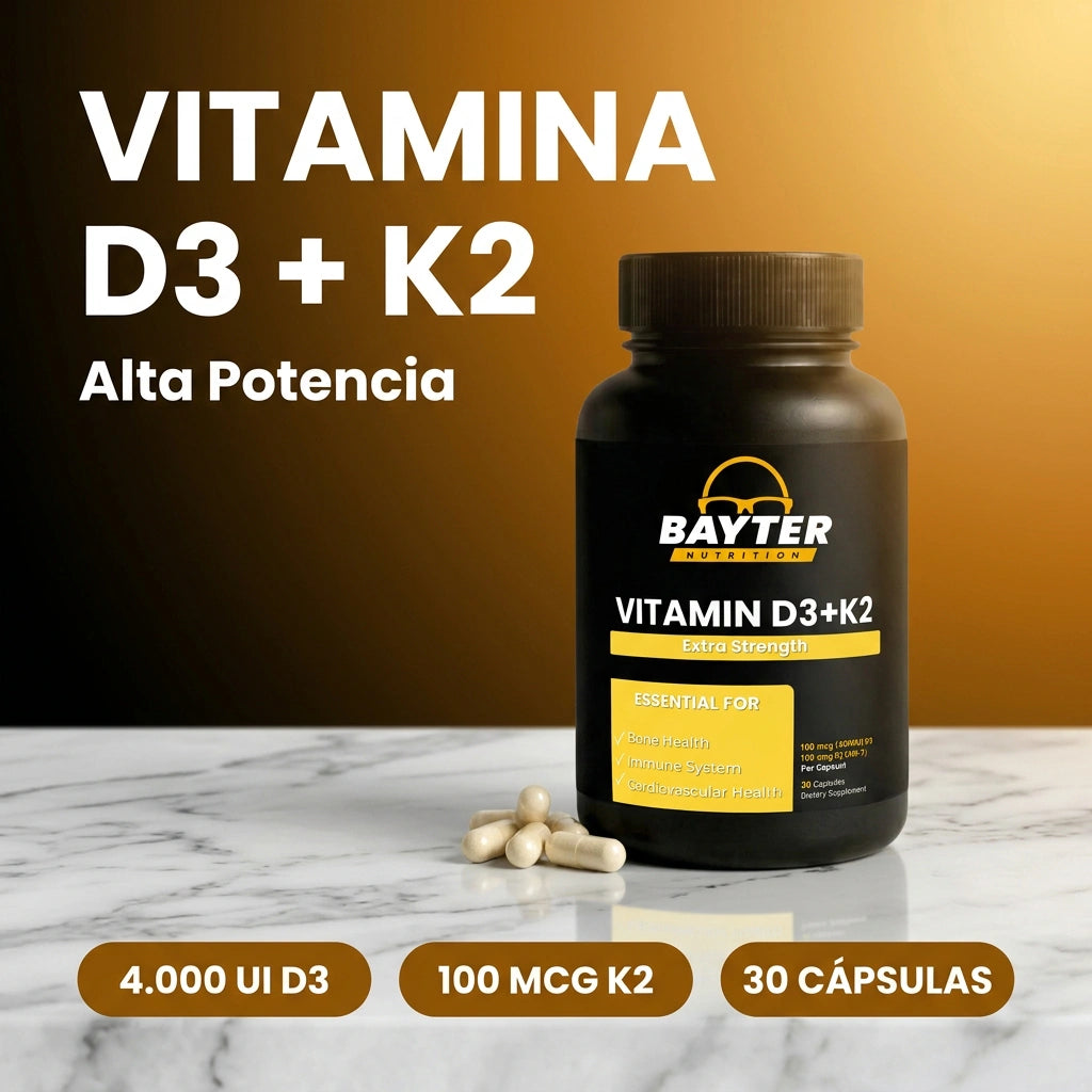 VITAMIN D3+K2 - 30 CAPSULES