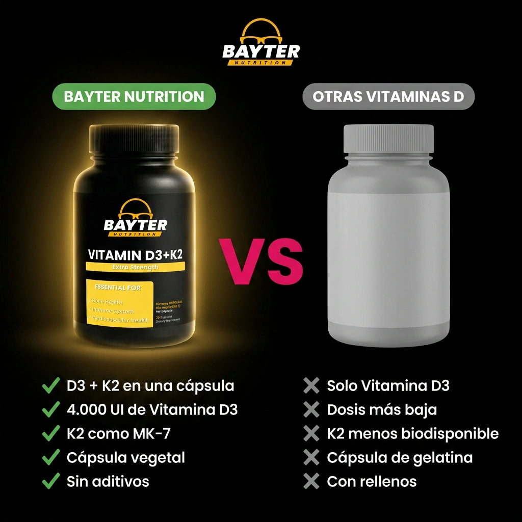 VITAMIN D3+K2 - 30 CAPSULES
