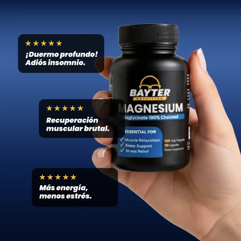 Bisglicinato de Magnesio Quelado (90 Capsulas)